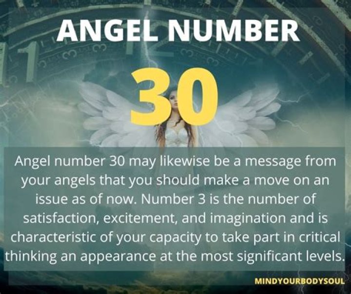 30 Angel Number Meaning and Symbolism
