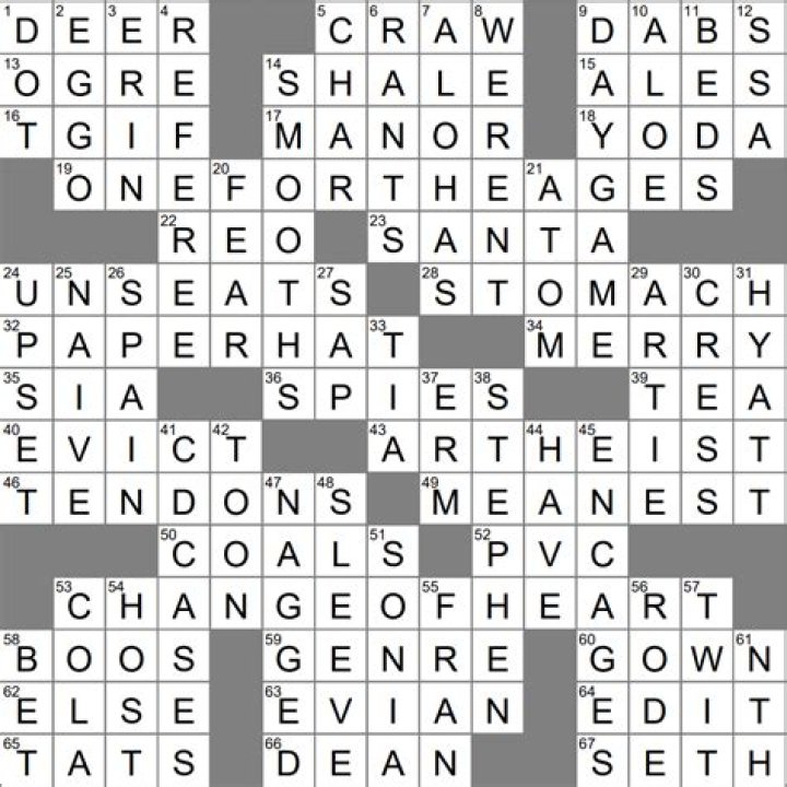 LA Times Just scrape (out) Crossword Clue Answers with 3 letters