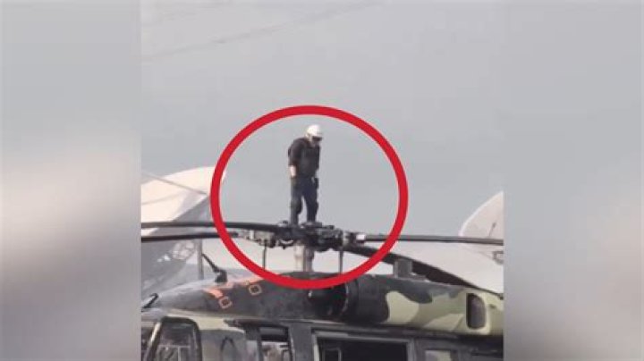 Man Walks Into Helicopter Rotor